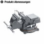 Meister Tornillo de banco con base giratoria 100 mm