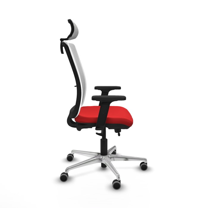 PIQUERAS Y CRESPO Silla de oficina Haches Rojo y Blanco PIQUERAS Y CRESPO Silla de oficina Haches Rojo y Blanco