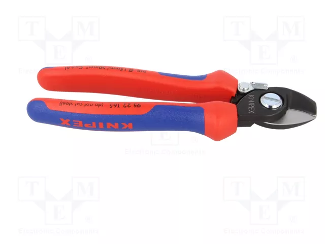 KNIPEX Alicates de corte lateral con muelle de abertura 165 mm