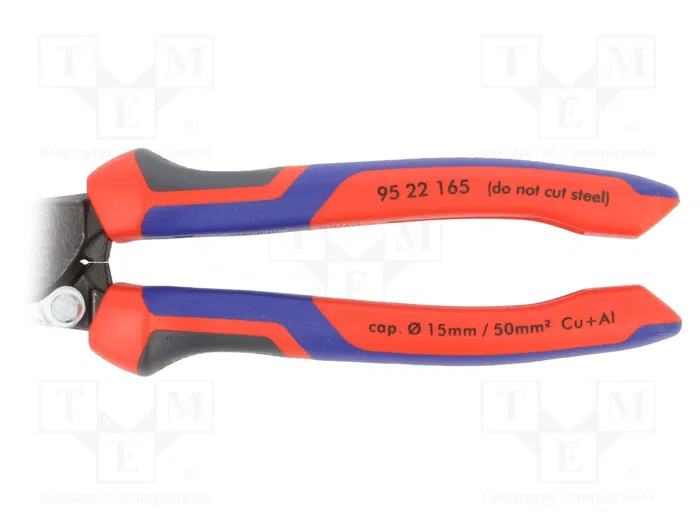 KNIPEX Alicates de corte lateral con muelle de abertura 165 mm