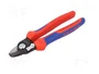 KNIPEX Alicates de corte lateral con muelle de abertura 165 mm