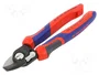 KNIPEX Alicates de corte lateral con muelle de abertura 165 mm