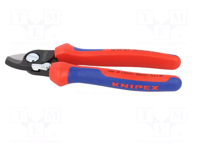 KNIPEX Alicates de corte lateral con muelle de abertura 165 mm