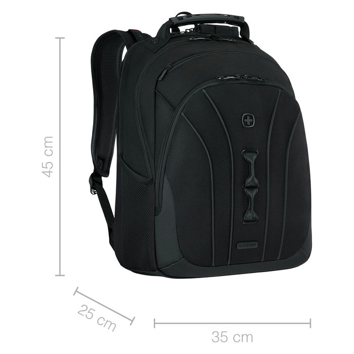 Wenger Legacy Black Series Mochila para portátil 40,64cm (16"), Negro, Poliéster reciclado Wenger Legacy Black Series Mochila para portátil 40,64cm (16"), Negro, Poliéster reciclado
