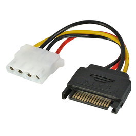 Lindy Adaptador de Alimentación SATA Interno a 4-Pin IDE Molex 50202