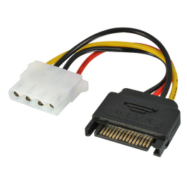 Lindy Adaptador de Alimentación SATA Interno a 4-Pin IDE Molex 50202