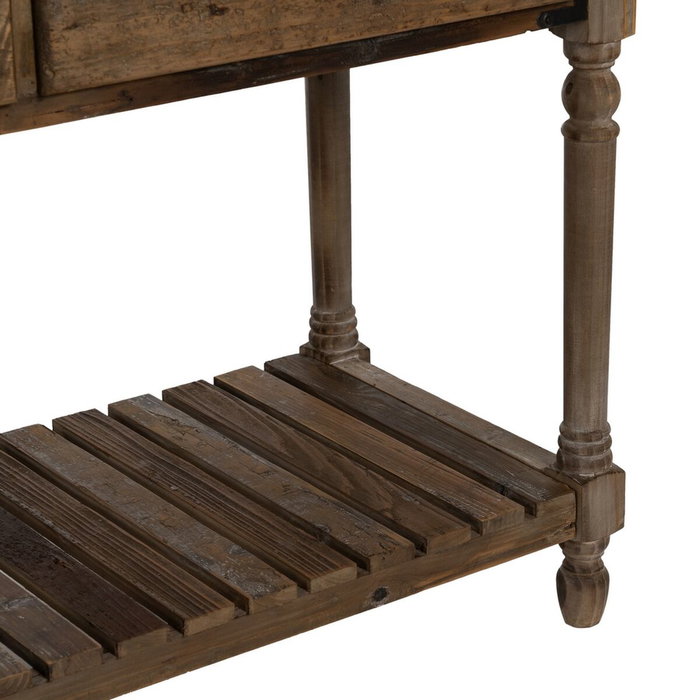 Ixia Consola de Madera Marrón 184,50 x 50 x 86,80 cm Ixia Consola de Madera Marrón 184,50 x 50 x 86,80 cm
