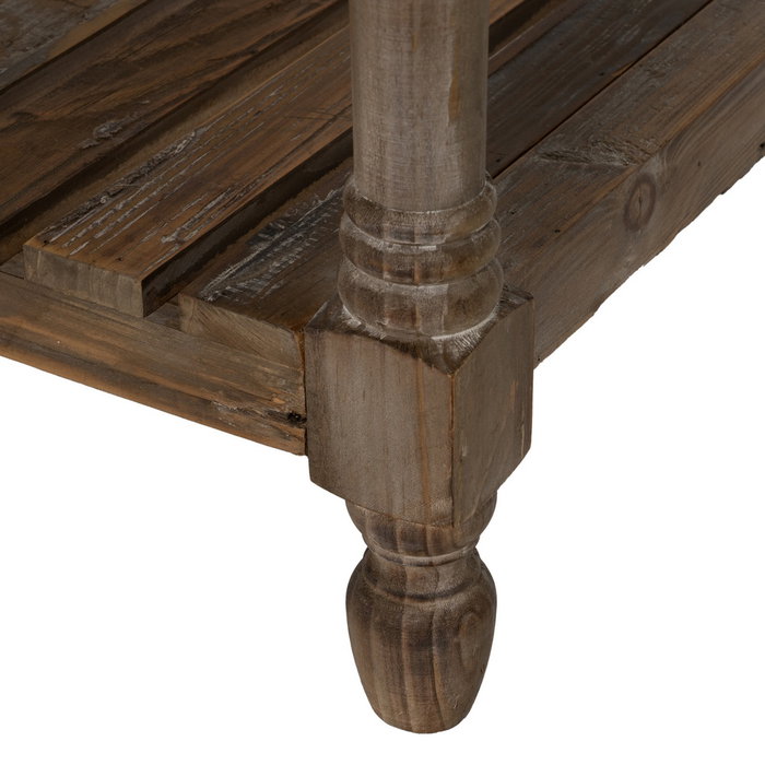Ixia Consola de Madera Marrón 184,50 x 50 x 86,80 cm Ixia Consola de Madera Marrón 184,50 x 50 x 86,80 cm