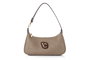 Vince Camuto Bolso de Hombro Crackle Brown Cuero de Polivinilo Marrón