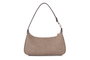 Vince Camuto Bolso de Hombro Crackle Brown Cuero de Polivinilo Marrón