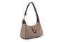 Vince Camuto Bolso de Hombro Crackle Brown Cuero de Polivinilo Marrón
