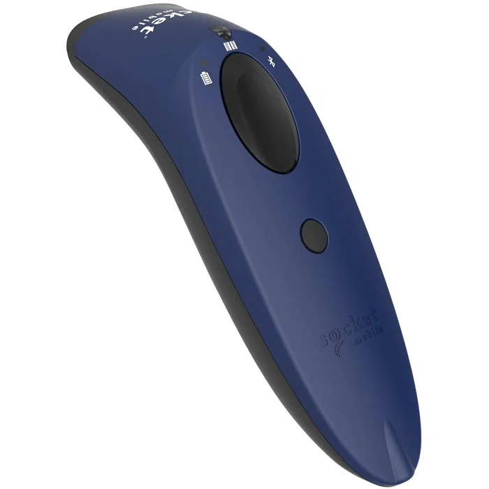 Socket Mobile SocketScan S740 - Lector Escáner de Códigos de Barras Portátil Inalámbrico Bluetooth 1D/2D con Tecnología LED y Batería de Larga Duración, Color Azul