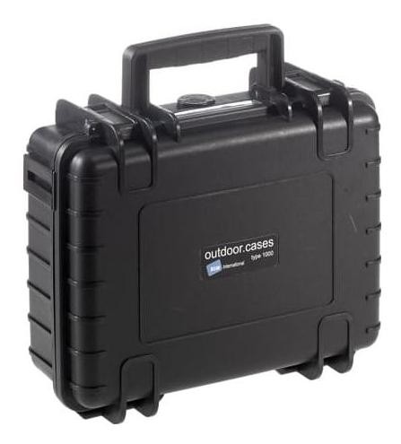 B&W Outdoor Case Type 1000 negro con inserción de espuma B&W Outdoor Case Type 1000 negro con inserción de espuma