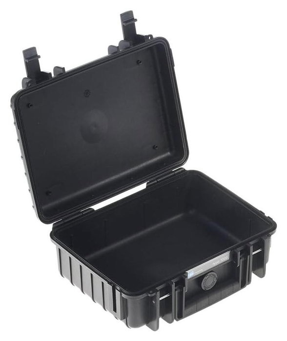 B&W Outdoor Case Type 1000 negro con inserción de espuma B&W Outdoor Case Type 1000 negro con inserción de espuma