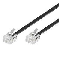 MicroConnect Cable Modular RJ11/RJ11 MPK191 M-M 6P/4C 15m para Teléfono y Módem, Conexión Fiable y Alta Calidad