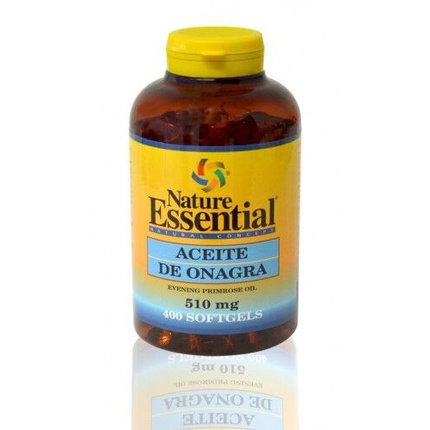 NATURE ESSENTIAL Aceite de Onagra 500mg (10% GLA) 400 perlas NATURE ESSENTIAL Aceite de Onagra 500mg (10% GLA) 400 perlas