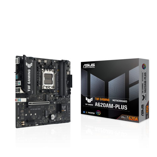 ASUS TUF GAMING A620AM-PLUS Placa Base Micro ATX AMD A620A Socket AM5 para AMD Ryzen Serie 7000/8000/9000 DDR5