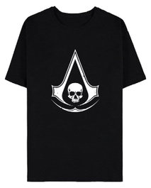 PCMerch Assassin's Creed Black Flag Resynched Skull Camiseta Negra XL