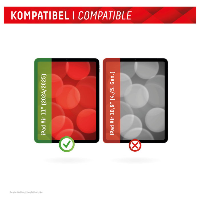 Displex 01962 Protector de Pantalla iPad Air 11" (2024/2025) - Cristal Templado 9H Anti-huellas - 1 ud