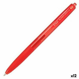 Pilot Supergrip G Bolígrafo Retráctil Rojo (Set de 12)
