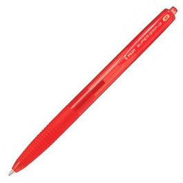 Pilot Bolígrafo Supergrip G Retráctil 1.0 mm Rojo (Set de 12) (Set de 12)
