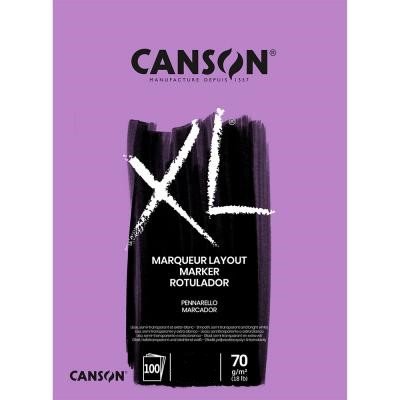 Bloc De Dibujo Canson Xl Marker Encolado Extra Liso A3 70G 100H Bloc De Dibujo Canson Xl Marker Encolado Extra Liso A3 70G 100H