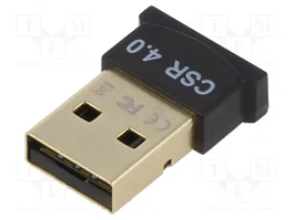 SAVIO Adaptador Bluetooth 4.0 USB 2.0 Negro