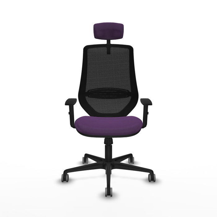 PIQUERAS Y CRESPO Silla de oficina Mardos con mecanismo Sincro, Morado/Negro PIQUERAS Y CRESPO Silla de oficina Mardos con mecanismo Sincro, Morado/Negro