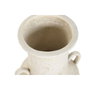 DKD Home Decor Jarrón de Magnesia Envejecido Blanco 35x33x65 cm