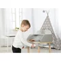 ROBA Roba4005317317014 - Cocina de Barbacoa Infantil de Madera Maciza, 14 Accesorios, Color Gris/Natural