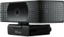Trust Teza Webcam 4K Ultra HD con Enfoque Automático y Micrófono Dual - Negro