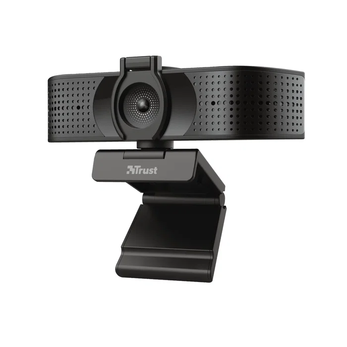 Trust Teza Webcam 4K Ultra HD con Enfoque Automático y Micrófono Dual, Negro Trust Teza Webcam 4K Ultra HD con Enfoque Automático y Micrófono Dual, Negro
