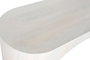 DKD Home Decor Mesa de Centro Mango Blanco 137x60x42 cm