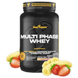 BIGMAN MULTI PHASE WHEY Fresa y Plátano 908 g