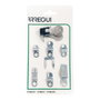 Arregui Cer1001 Cerradura Universal para Buzones de Comunidad, Set de 10 Piezas con Llaves y Clip