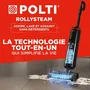 Polti RollySteam WD40C Aspiradora Mopa a Vapor Inalámbrica - 14000 Pa - Negro