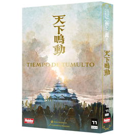 Hobby Japan Tiempo de Tumulto HBJRBN0101ES - Juego de Mesa de Estrategia y Dados para 2-4 Jugadores, Ambientado en el Japón Feudal, en Español