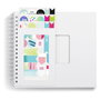 Hama Creative-Set Álbum de Espiral DIY 28x24 con 50 Páginas y Pegatinas