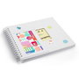 Hama Creative-Set Álbum de Espiral DIY 28x24 con 50 Páginas y Pegatinas
