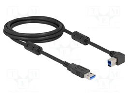DeLOCK Cable USB Tipo-A a Tipo-B 90° Izquierdo 2 m 5 Gbps