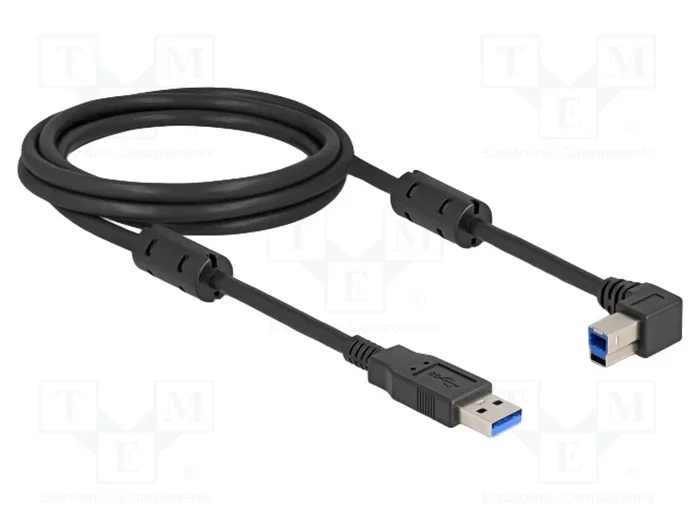 DeLOCK Cable USB Tipo-A a Tipo-B 90° Izquierdo 2 m 5 Gbps DeLOCK Cable USB Tipo-A a Tipo-B 90° Izquierdo 2 m 5 Gbps