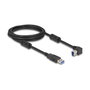 DeLOCK Cable USB Tipo-A a Tipo-B 90° Izquierdo 2 m 5 Gbps