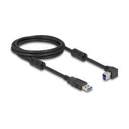 DeLOCK Cable USB 3.2 Gen 1 Tipo-A a Tipo-B 90° Izquierdo 2 m