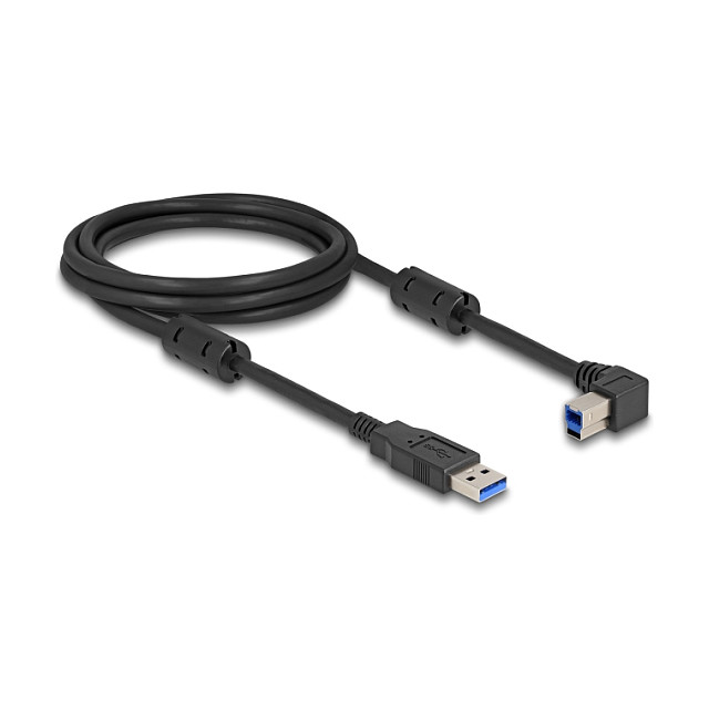 DeLOCK Cable USB 3.2 Gen 1 Tipo-A a Tipo-B 90° Izquierdo 2 m DeLOCK Cable USB 3.2 Gen 1 Tipo-A a Tipo-B 90° Izquierdo 2 m