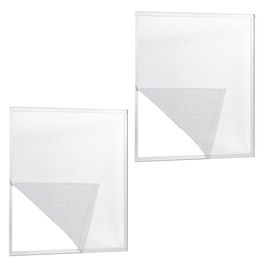 IRS Mosquitera Adhesiva de Fibra de Vidrio 120 x 240 cm (Kit con 2 Piezas de 65x240 cm y Rollo Adhesivo 600 cm) - Color Blanco