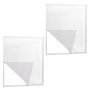 IRS Mosquitera Adhesiva de Fibra de Vidrio 120 x 240 cm (Kit con 2 Piezas de 65x240 cm y Rollo Adhesivo 600 cm) - Color Blanco