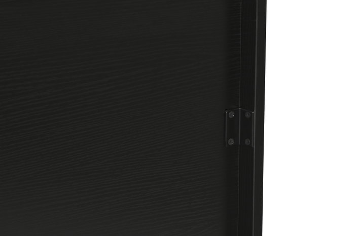 DKD Home Decor Mueble TV Moderno Negro Marron 161.2 x 40 x 45.5 cm MDF 4 Puertas 4 Estanterias