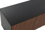 DKD Home Decor Mueble TV Moderno Negro Marron 161.2 x 40 x 45.5 cm MDF 4 Puertas 4 Estanterias