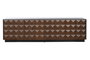 DKD Home Decor Mueble TV Moderno Negro Marron 161.2 x 40 x 45.5 cm MDF 4 Puertas 4 Estanterias