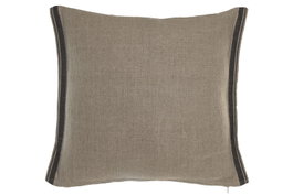 DKD Home Decor Cojín de Lino Natural 50x50 cm (Pack de 2)
